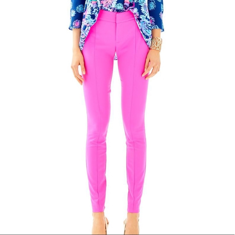 NWT! Lilly Pulitzer Stretch Pink Pants